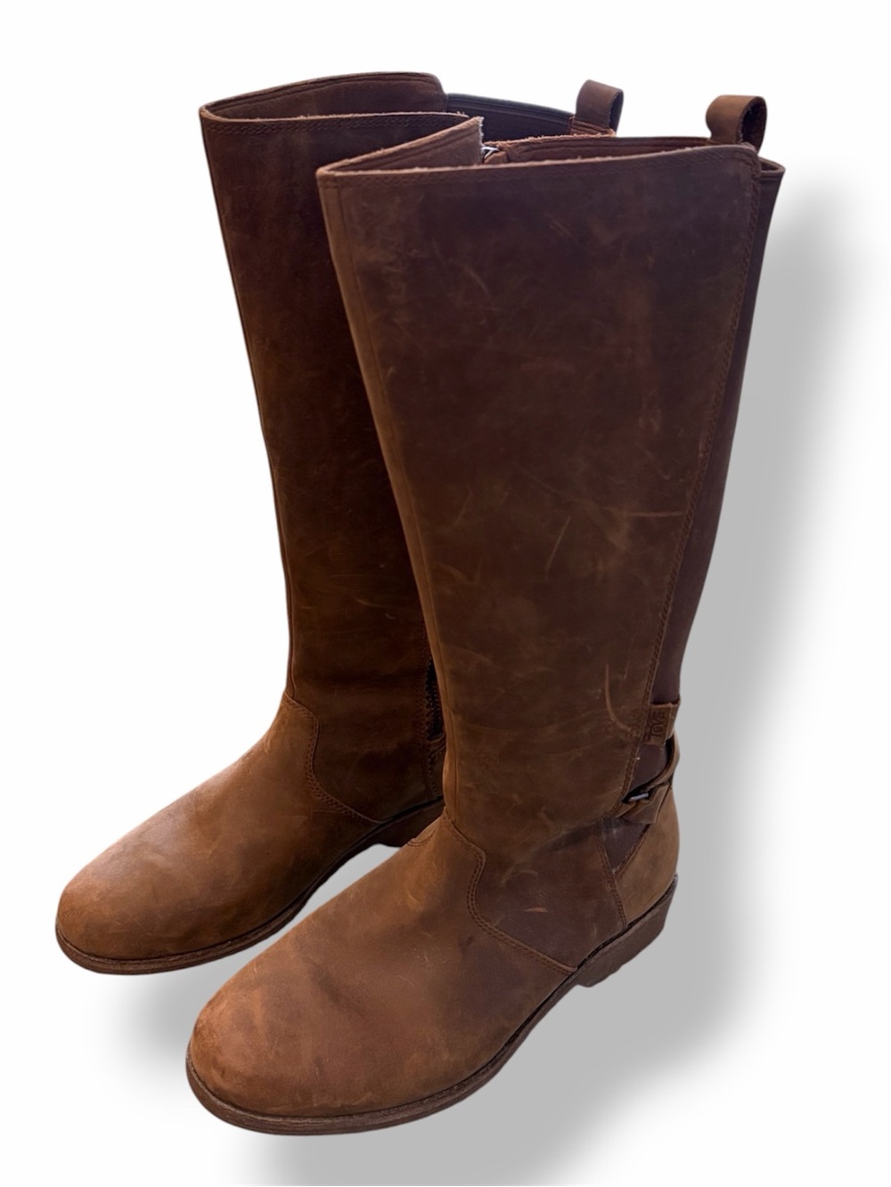 Teva Ellery Tall Waterproof Bison Brown Riding Boots 10